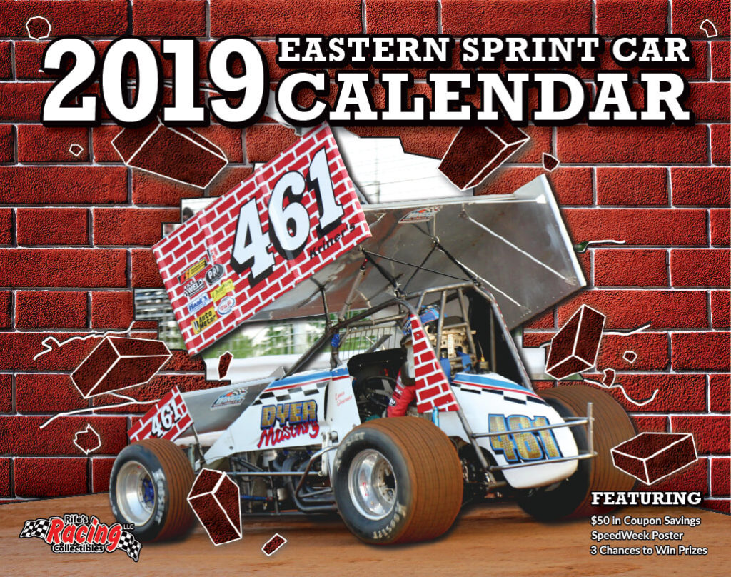 2019 Eastern Sprint Car Calendar Rife's Racing Collectibles